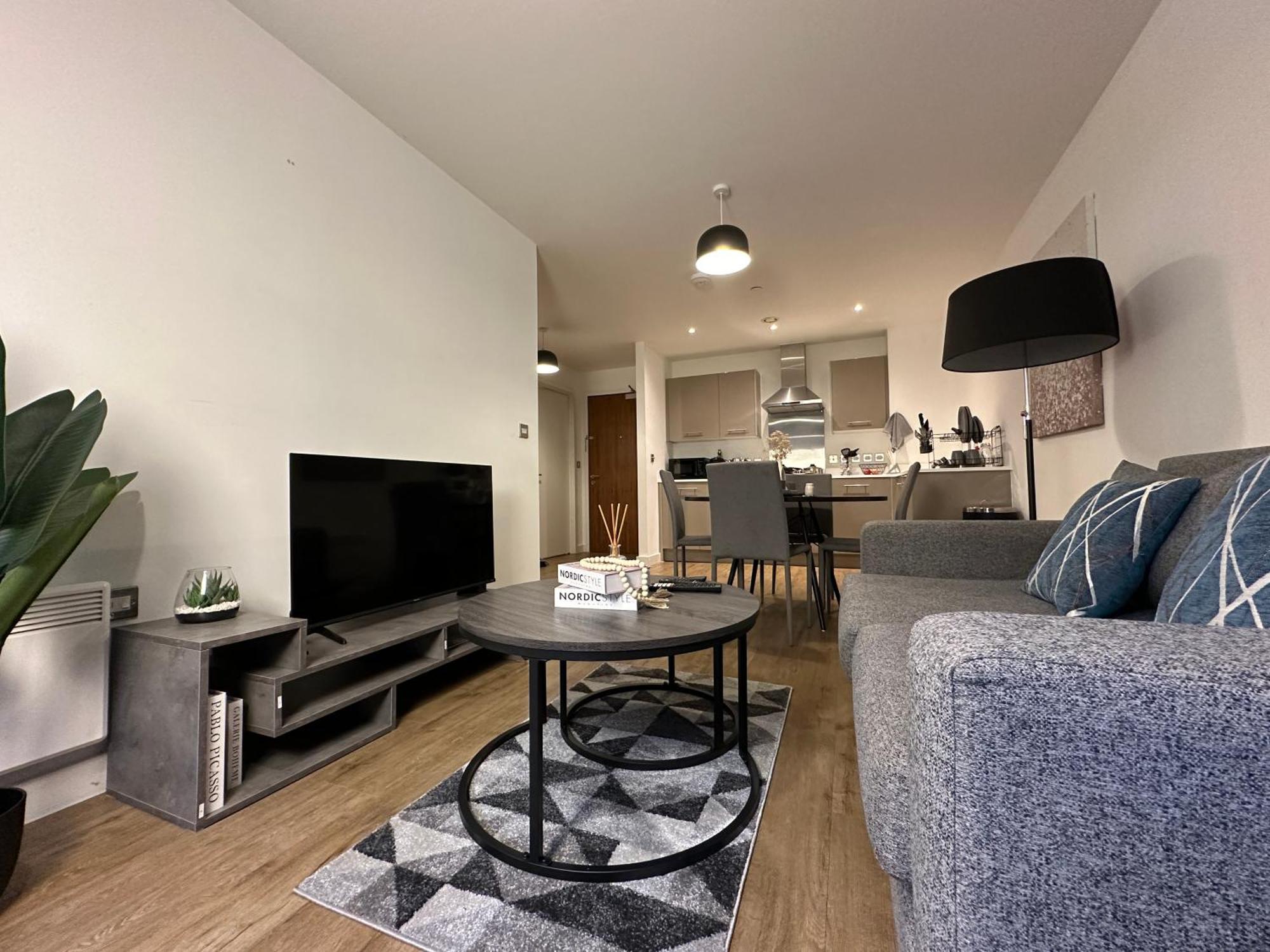 Cozy City Centre Apartment With Free Parking And Free Gym Birmingham Eksteriør bilde