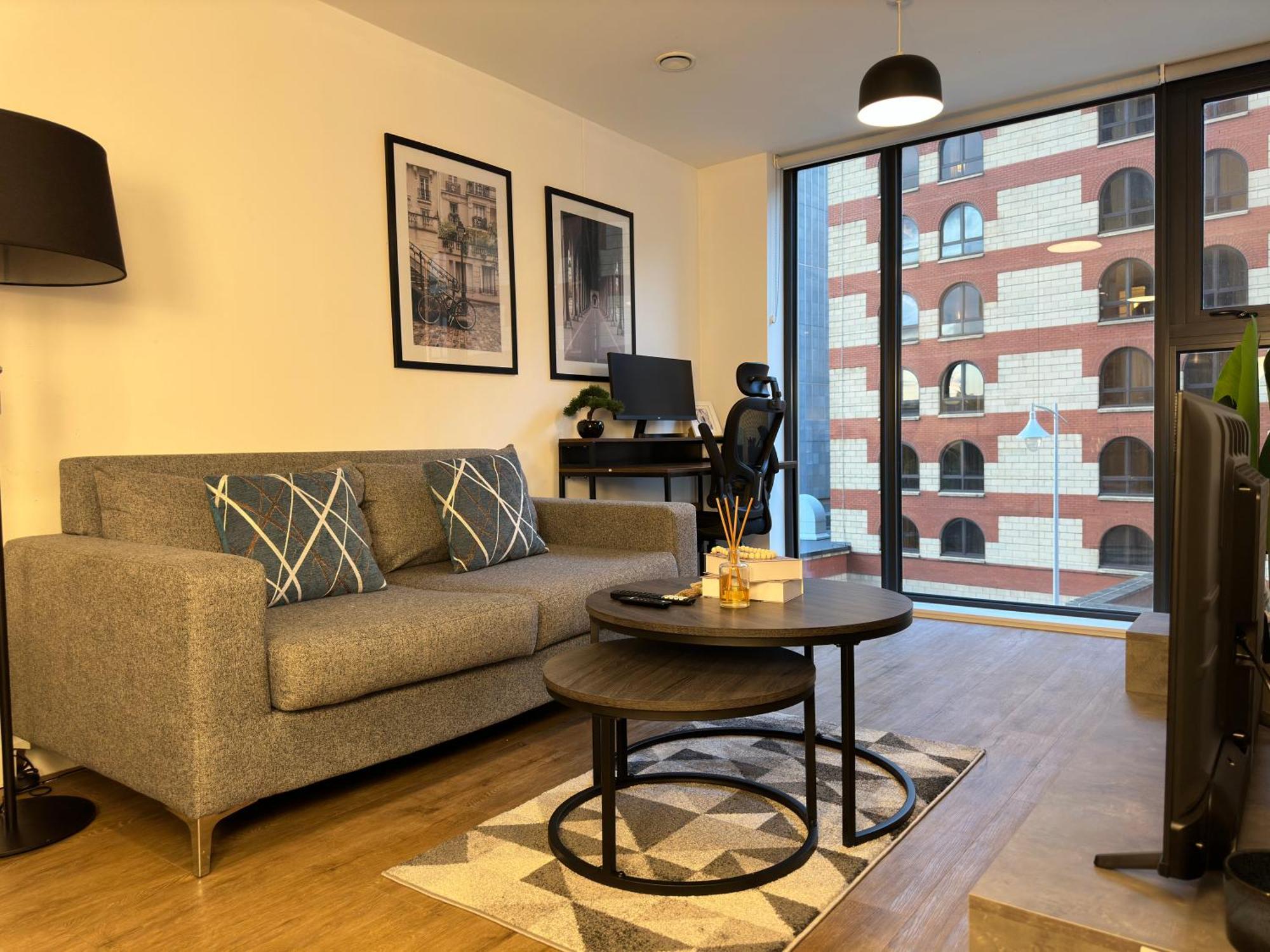 Cozy City Centre Apartment With Free Parking And Free Gym Birmingham Eksteriør bilde